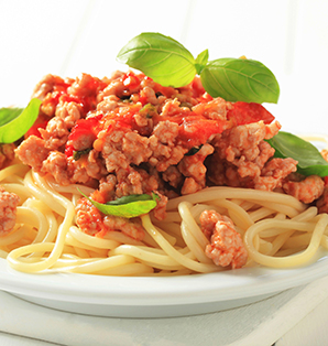 dinner recipe chicken bolognese pasta