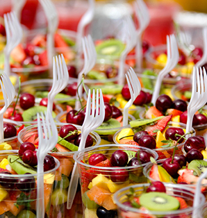 Summer Party Fruit Cups with Delicious Fruit Dip