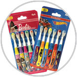 6 Pack Kids Toothbrushes