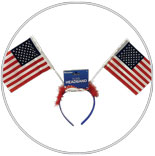 Americana Double Flag Head Band