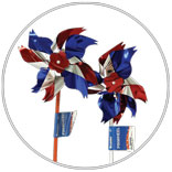 Americana Pin Wheel