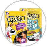 Beggin Strips or Stix Dog Treats