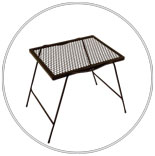 Black Outdoor Accent Table