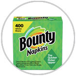 Bounty White Napkins 1