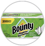 Bounty White Napkins 2