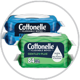 COttonelle Flushable Wipes