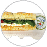 Caprese Banh Mi Sub