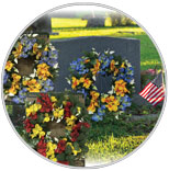 Cemetery Memorial Wreath
