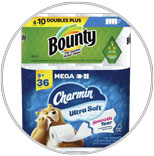 Charmin Bounty 2 $20
