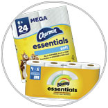 Charmin or Bounty Essentials