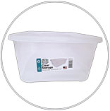Clear Storage 12 qt Container