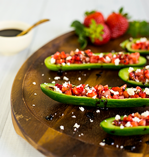 DelFresco Cucumber Strawberry Boats 3