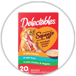 Delectables Squeeze Up Cat Treats