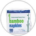 Galaxy Green Bamboo Napkins