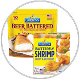 Gorton s Fillets or Butterfly Shrimp