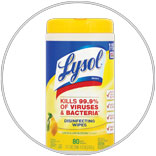 Lysol Disinfecting Wipes 9