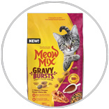 Meow Mix Gravy Bursts Dry Cat Food