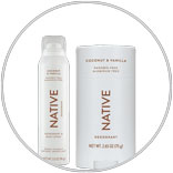 Native Deodorant Spray or Stick