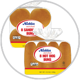 Nickles Hamburger or Hot Dog Buns