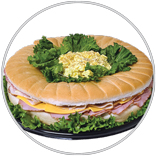 Party Round Sub Platter