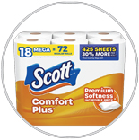 Scott Comfort Plus Bath Tissue 12