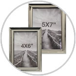Silver Top Picture Frames