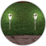 Solar Light Stainless Steel Mushroom Style