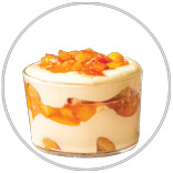 Spring Glen Peach Cheesecake Dessert