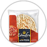 Stonefire Thin Crust Pizza oir Mini Rounds