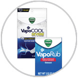 Vicks Vapo Rub or Cool Drops