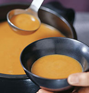 creamy spicy pumpkin soup