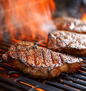 strip steaks grilling recipe directions