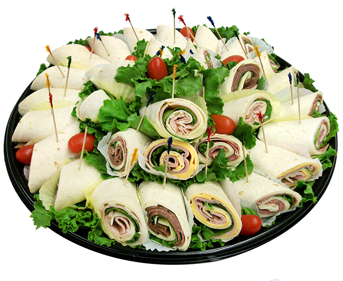 mini wraps platter